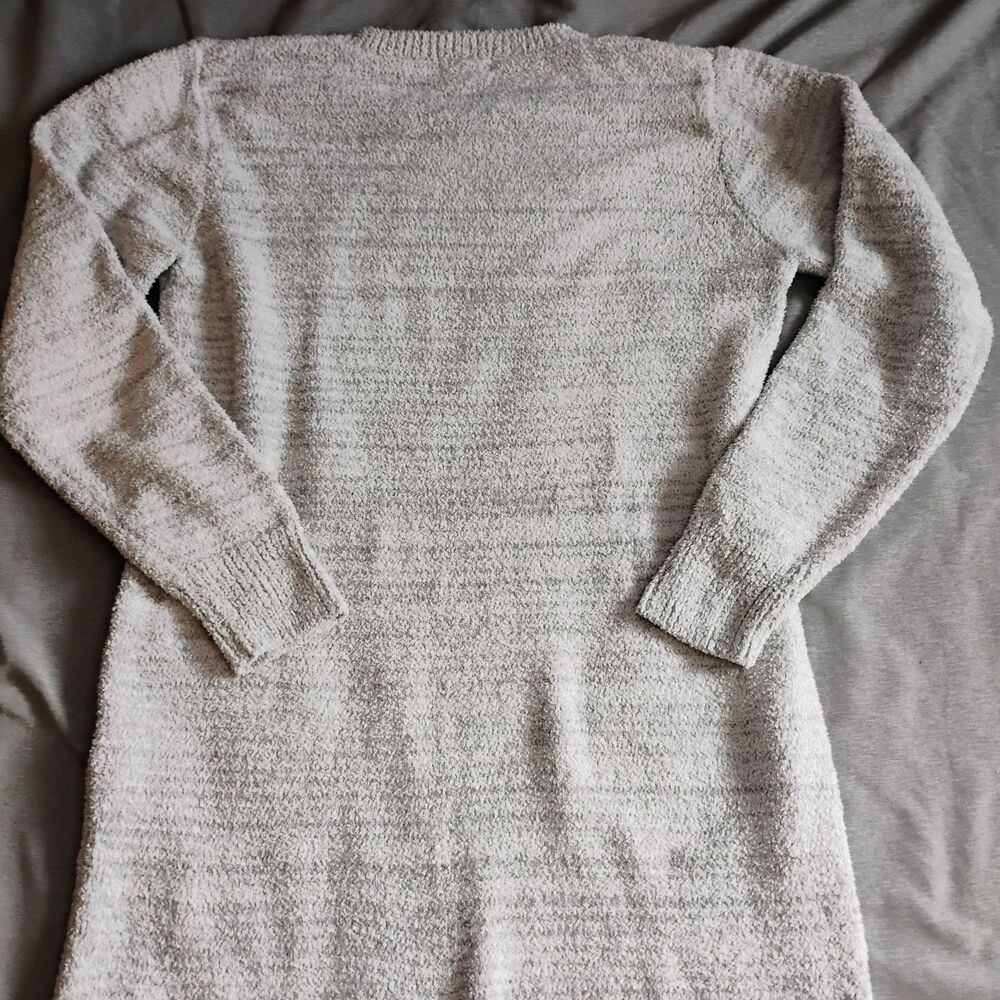 Softies Marshmallow Lounger PJ Gown S/M Heather Gray Long Sleeve Oprah's Fav - Picture 16 of 16
